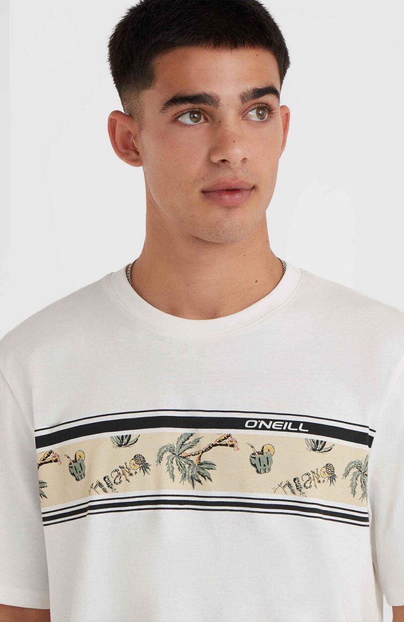 O'NEILL O'neill T-Shirts MIX & MATCH FLORAL GRAPHIC T-SHIRT  Hommes Snow white 4/5