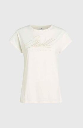 O'NEILL O'neill T-Shirts ESSENTIALS O'NEILL SIGNATURE T-SHIRT Femmes Snow white