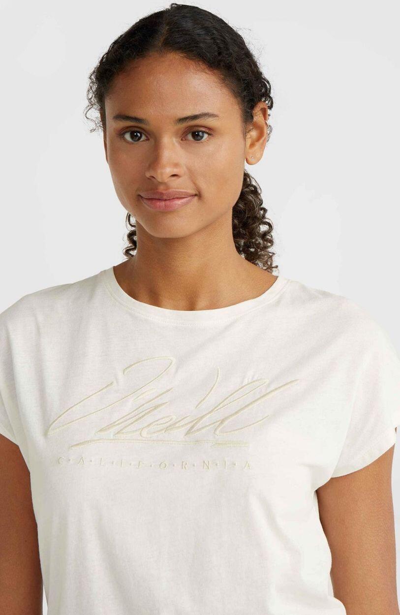 O'NEILL O'neill T-Shirts ESSENTIALS O'NEILL SIGNATURE T-SHIRT  Femmes Snow white 4/5
