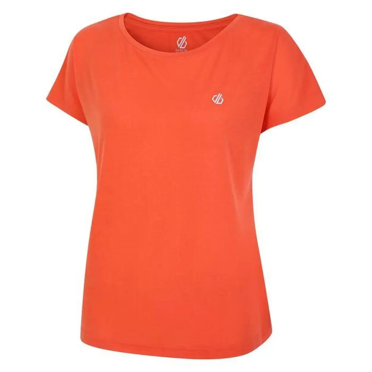 T-shirts femme DARE 2B Persisting Tee W-Orange-38 FR 2/3