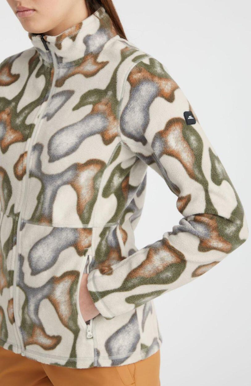 O'NEILL O'NEILL Fleeces CLIME PRINTED FZ FLEECE DAMES Hiker Camo 4/5