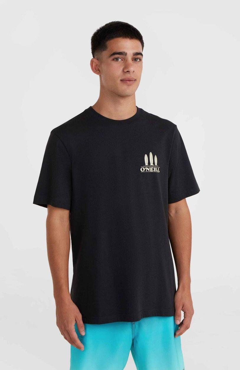 O'NEILL O'neill T-Shirts O'NEILL BEACH GRAPHIC T-SHIRT HEREN Black Out 3/5