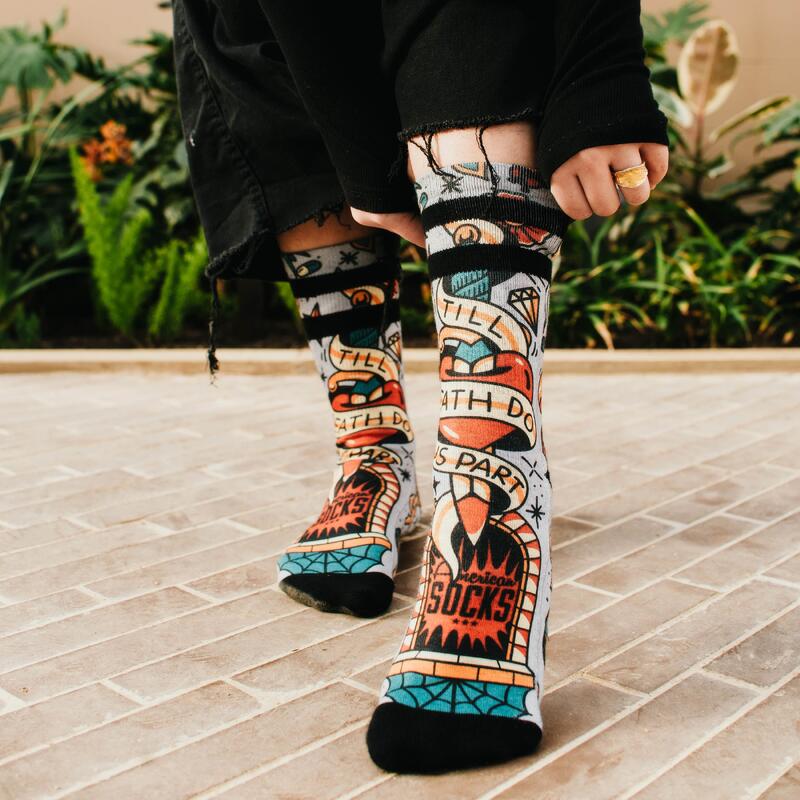 Calcetines Till Death Do Us Part - Mid High - American Socks