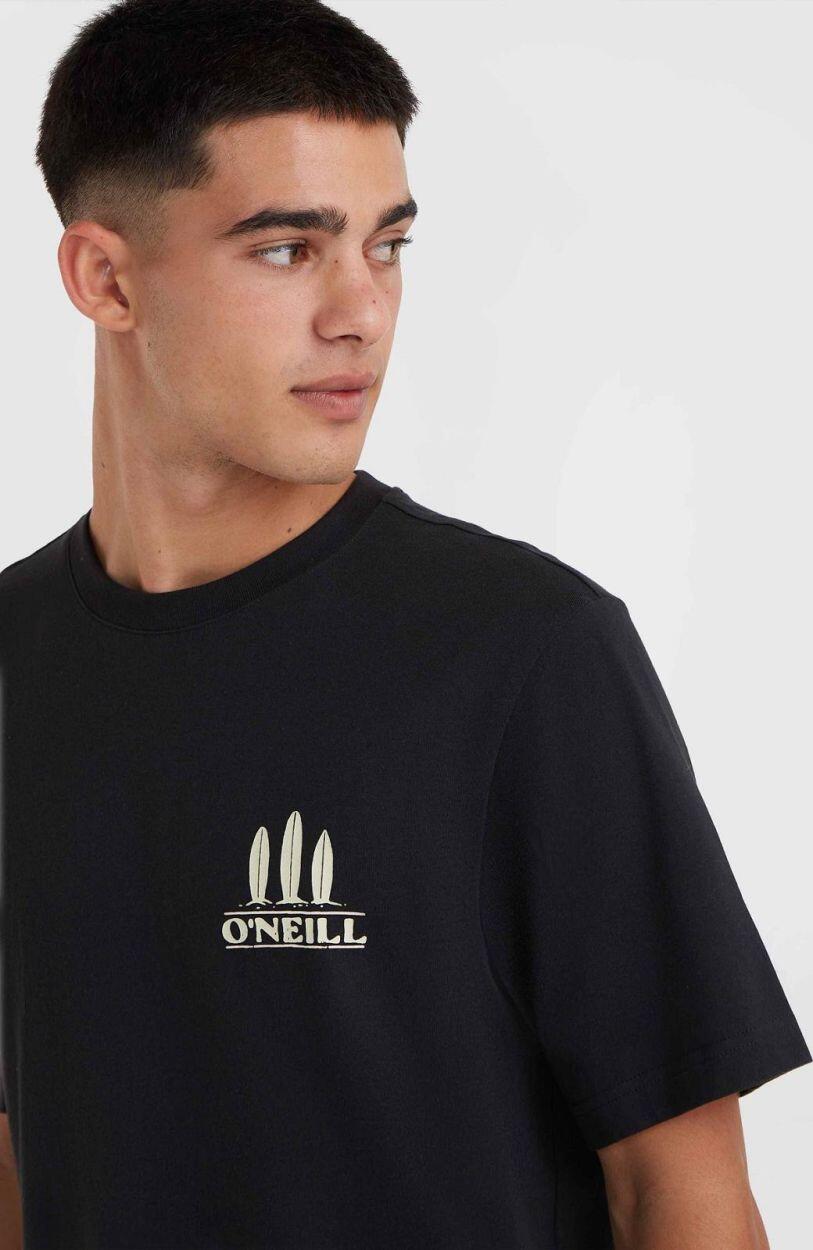 O'NEILL O'neill T-Shirts O'NEILL BEACH GRAPHIC T-SHIRT HEREN Black Out 4/5