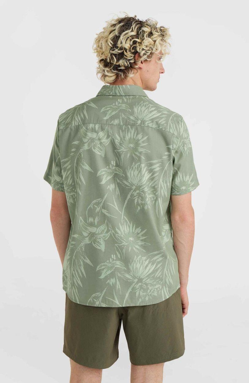 O'NEILL O'neill T-Shirts MIX & MATCH FLORAL SHIRT  Hommes Green Tonal Tropicana 2/7
