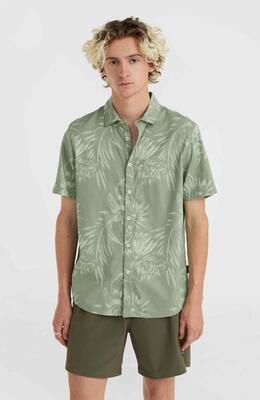 O'neill o'neill t-shirts mix & match floral shirt heren green tonal tropicana