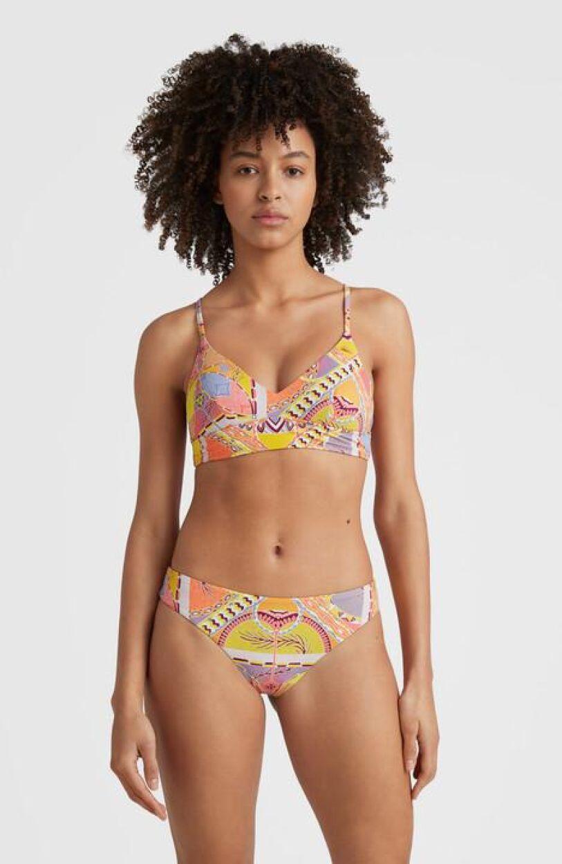 O'NEILL O'neill Vêtements de natation MAOI BOTTOM  Femmes Yellow Scarf Print 4/5
