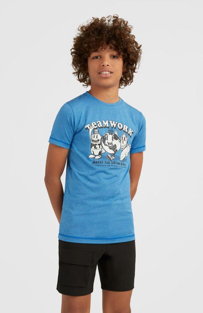 O'NEILL O'neill T-Shirts HYBRID TEAMWORK T-SHIRT  Garçons Princess blue 3/5