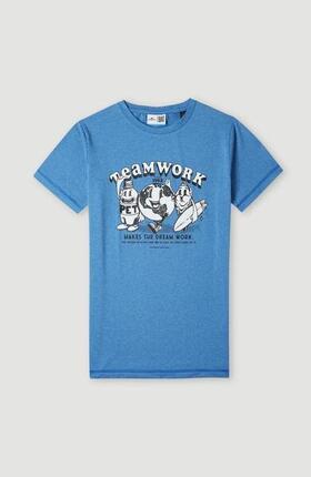 O'NEILL O'neill T-Shirts HYBRID TEAMWORK T-SHIRT Garçons Princess blue