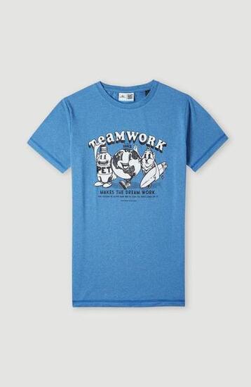 O'NEILL O'neill T-Shirts HYBRID TEAMWORK T-SHIRT Garçons Princess blue