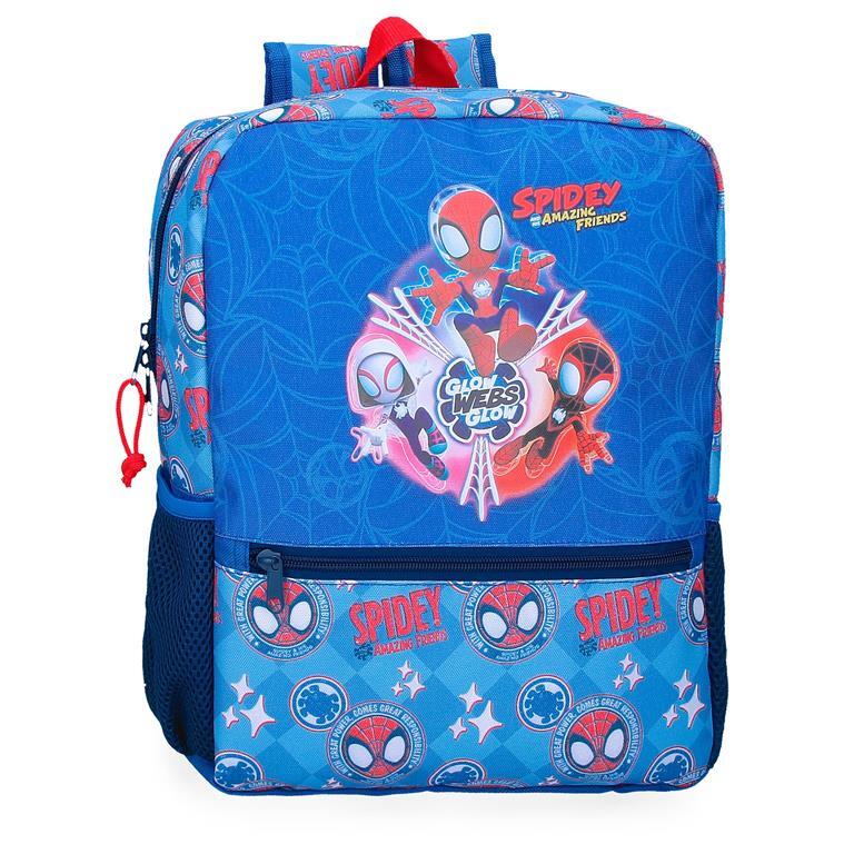 Sac à dos scolaire enfant Marvel Spidey Power of 3 33cm Bleu 1/6