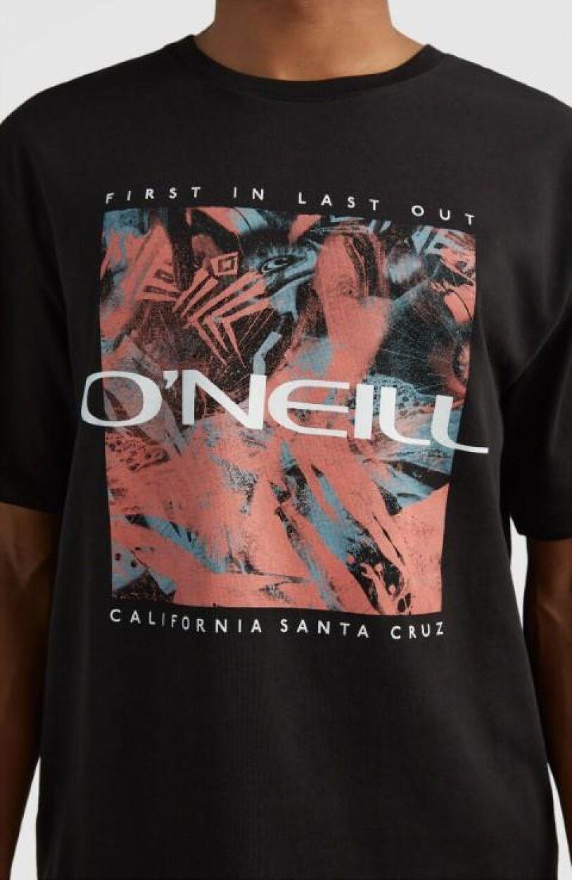 O'NEILL O'neill T-Shirts CRAZY T-SHIRT HEREN Black Out 2/5