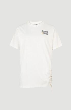 O'NEILL O'neill T-Shirts STREAM ADJUSTABLE T-SHIRT DAMES Snow white