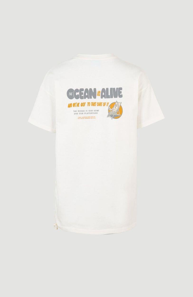 O'NEILL O'neill T-Shirts STREAM ADJUSTABLE T-SHIRT  Femmes Snow white 3/3