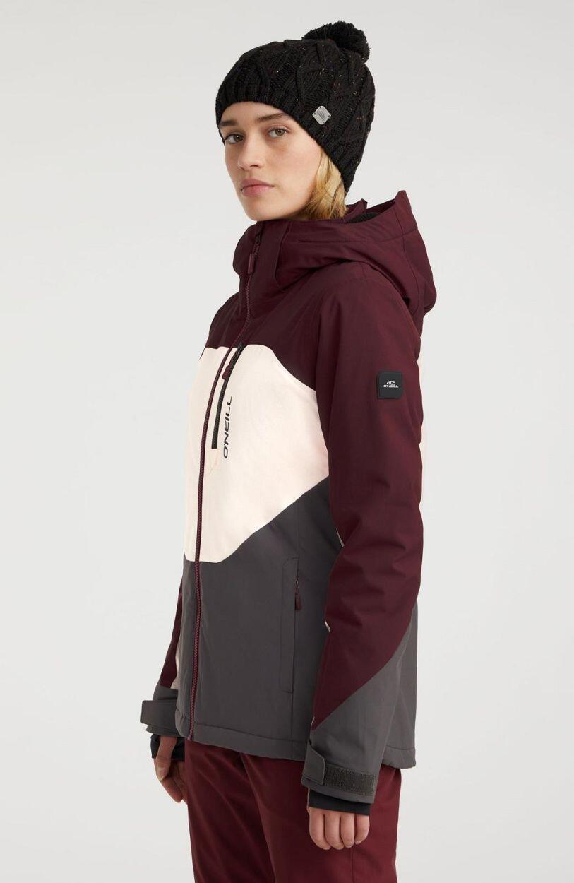O'NEILL O'neill Manteaux CARBONITE JACKET  Femmes Windsor Wine Colour Block 2/5