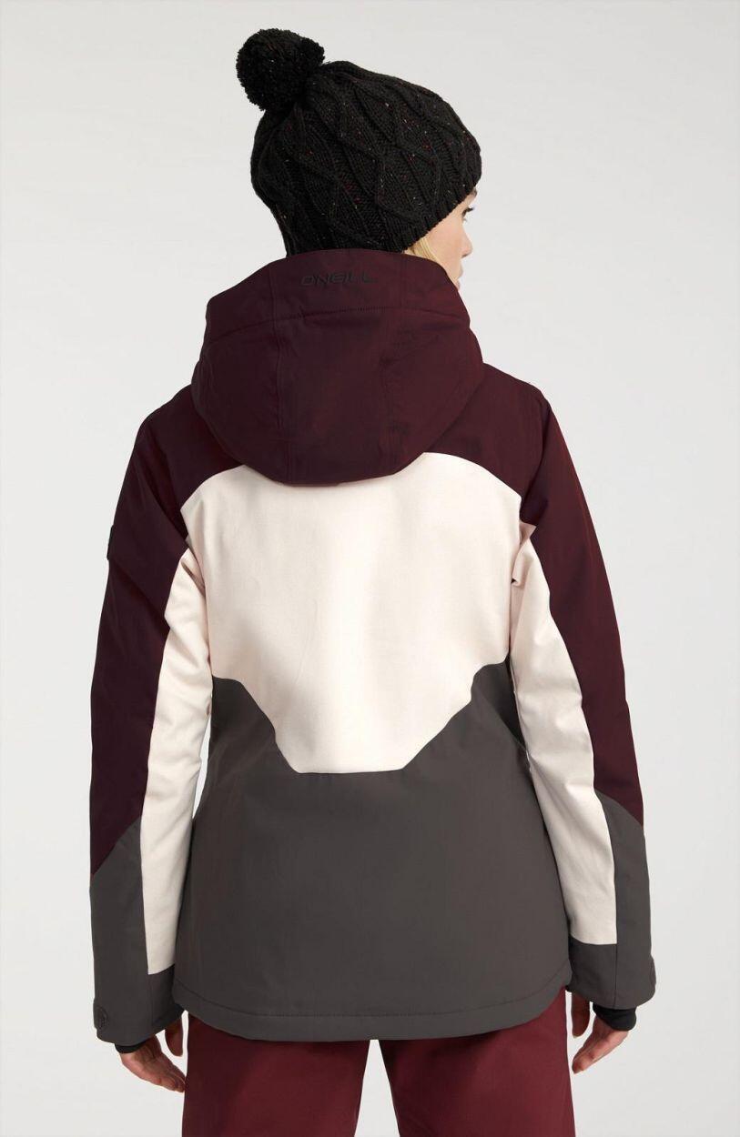 O'NEILL O'neill Manteaux CARBONITE JACKET  Femmes Windsor Wine Colour Block 5/5