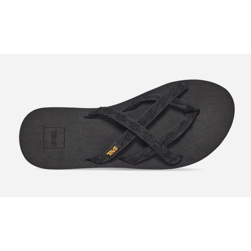 TEVA Teva Teenslippers W Olowahu MIX B BLACK ON BLACK DAMES