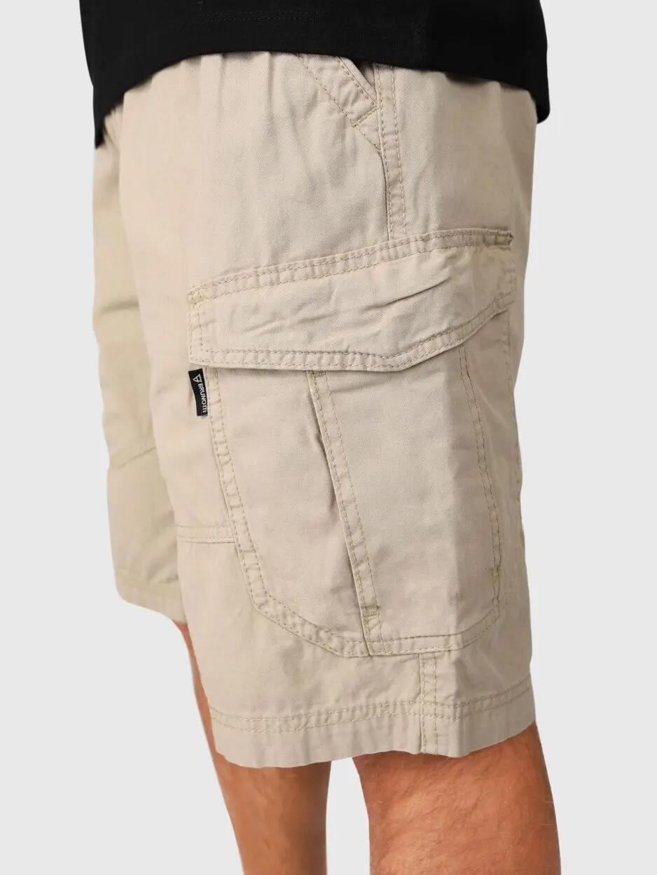 Caldo-N Herren Walkshorts Wandern Herrenshorts Sommer-Basics Ebony Sand 1/7