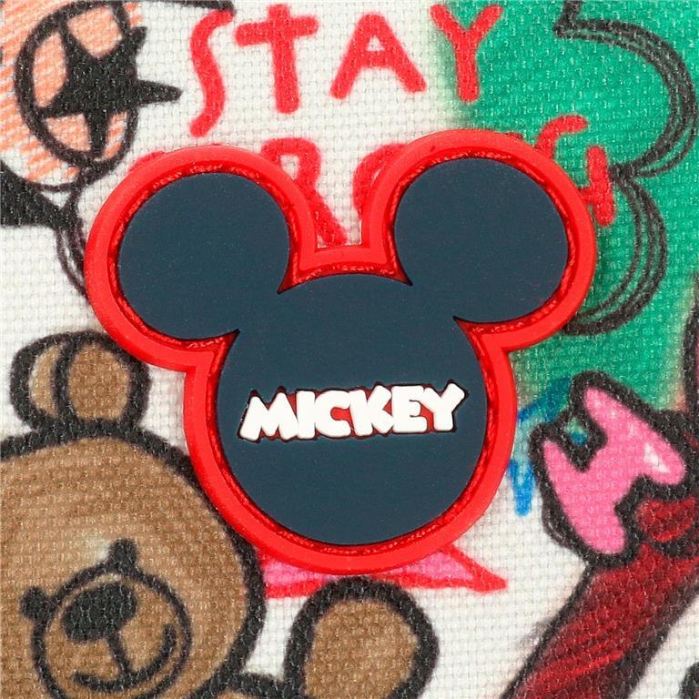 Estuche tres compartimentos Niño Disney Mickey Be Cool  12 cm Azul 4/5