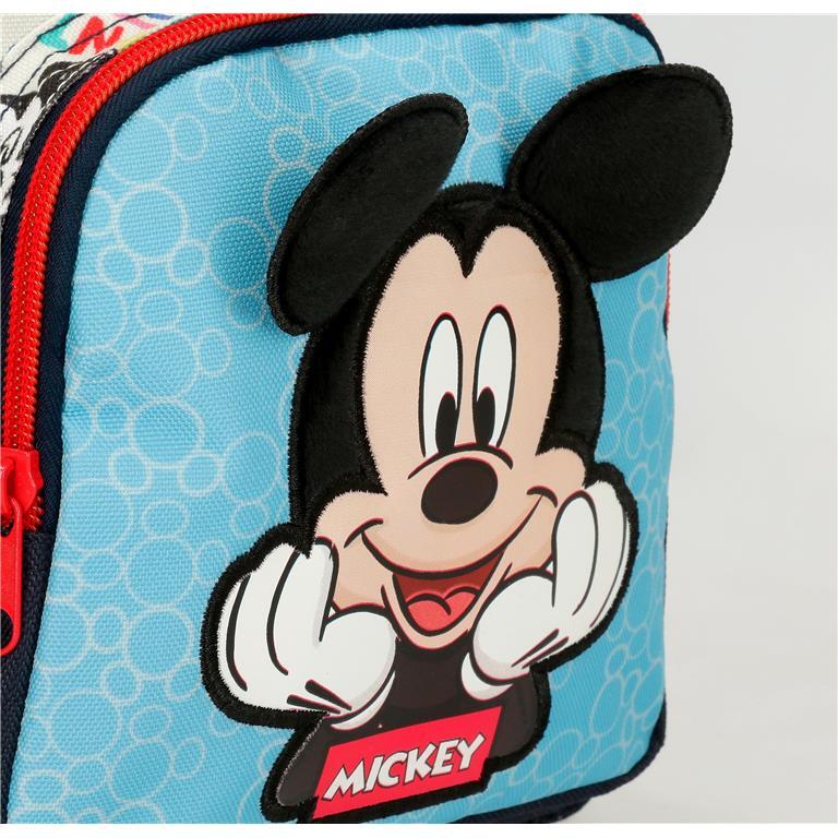 Mochila con ruedas Niño Disney Mickey Be Cool dos compartimentos 43 cm Azul