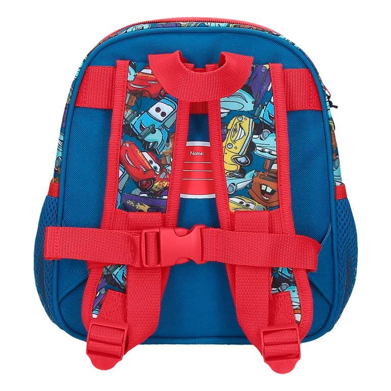 Mochila escolar Niño Disney Cars RD Trip  25 cm Rojo