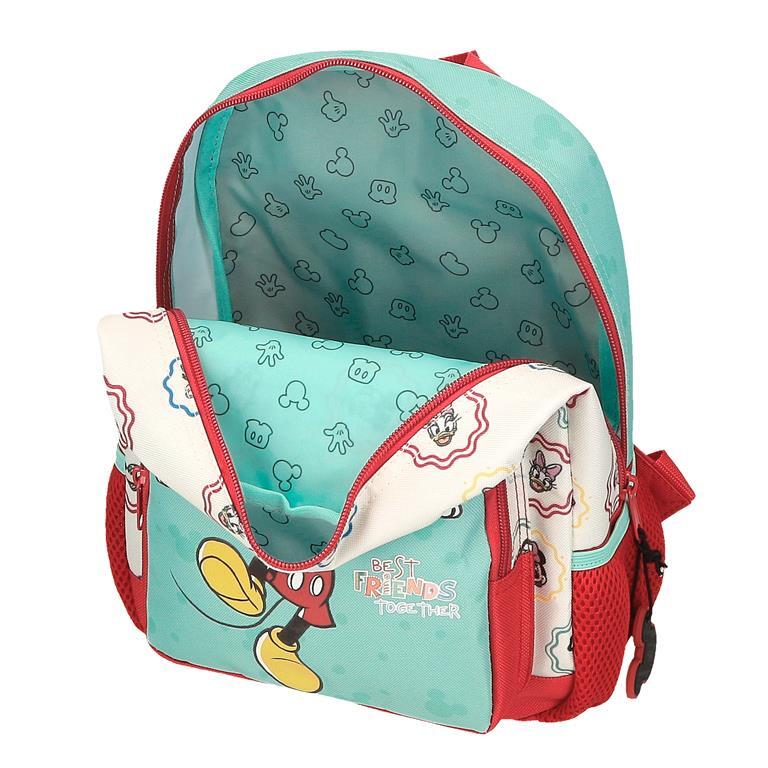 Mochila escolar Niño Disney Mickey best friends together  28 cm Multicolor