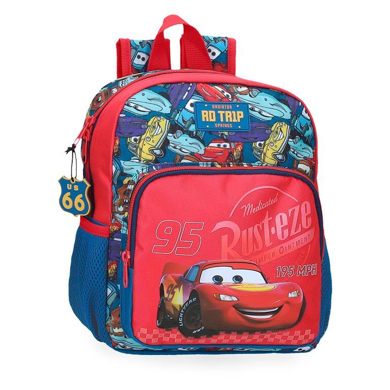 Mochila escolar Niño Disney Cars RD Trip  28 cm Rojo