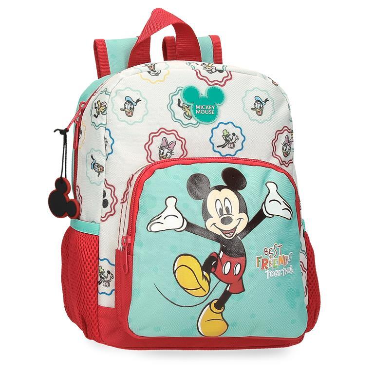 Mochila escolar Niño Disney Mickey best friends together  28 cm Multicolor