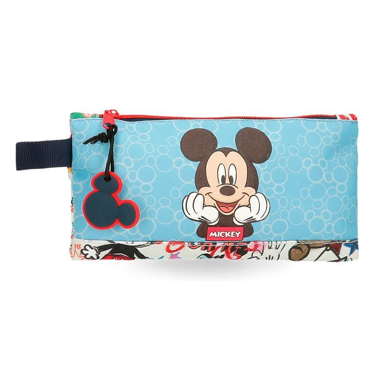 Estuche Niño Disney Mickey Be Cool  12 cm Azul