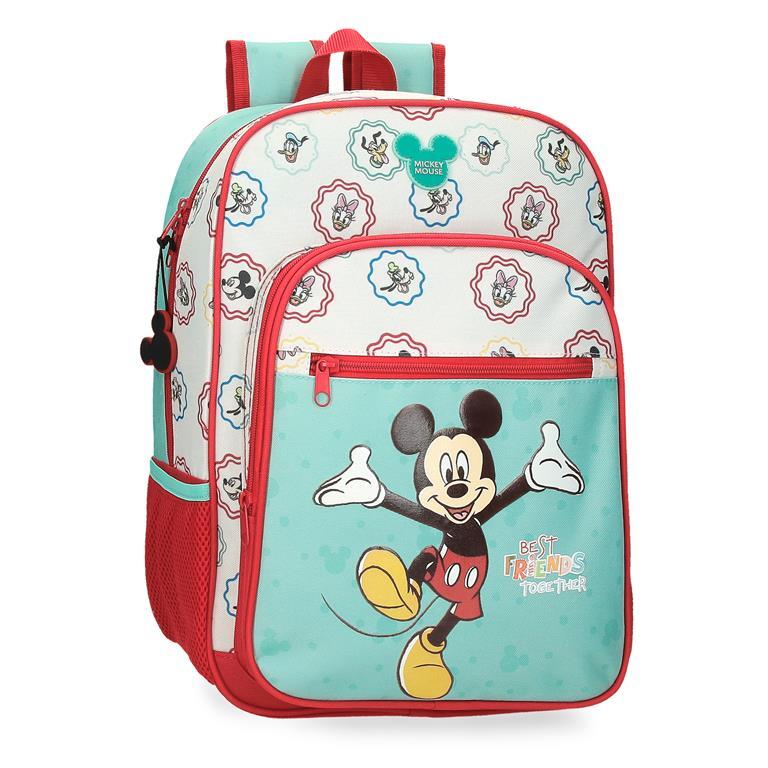 Mochila escolar Niño Disney Mickey best friends together  38 cm Multicolor