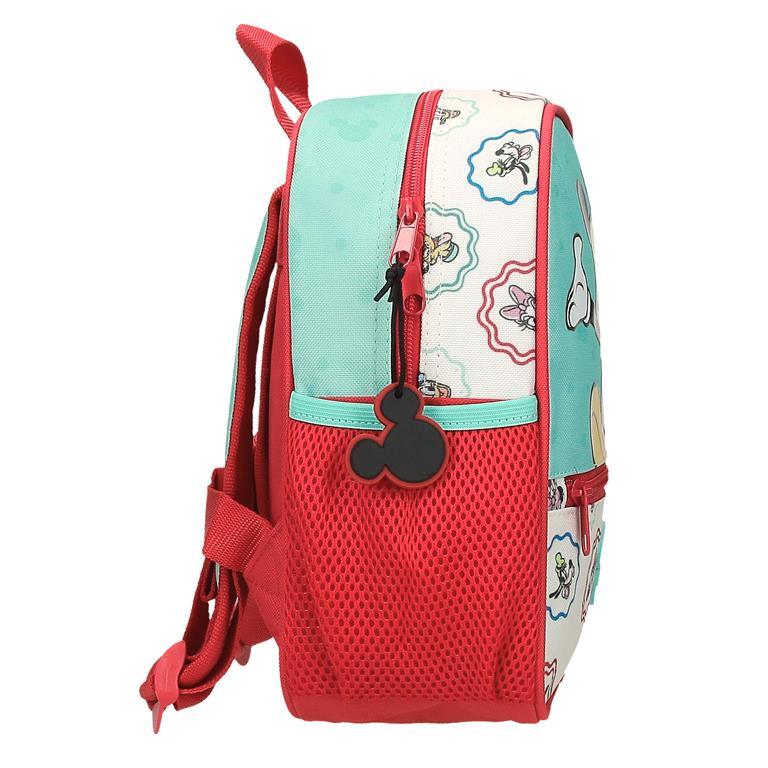 Mochila de passeio menino Disney Mickey Best Friends Together 25cm verde claro 2/7