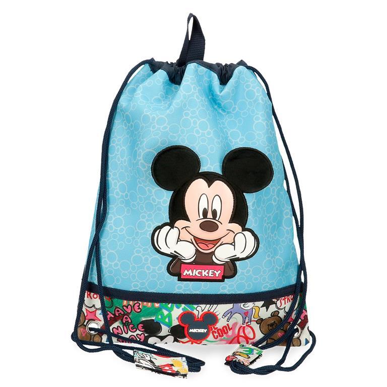 Bolsa de merienda Niño Disney Mickey Be Cool  34 cm Azul