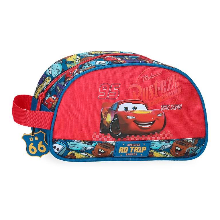 Neceser Niño Disney Cars RD Trip  14 cm Rojo