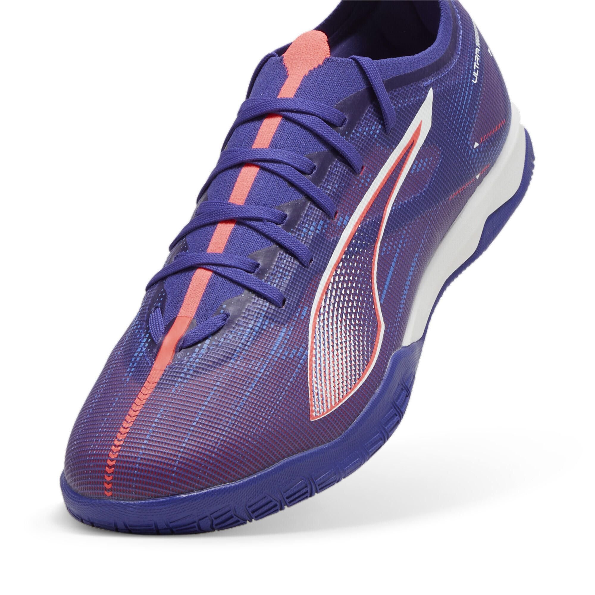Scarpe da calcio ULTRA 5 MATCH IT PUMA Lapis Lazuli White Sunset Glow Blue Pink 7/7