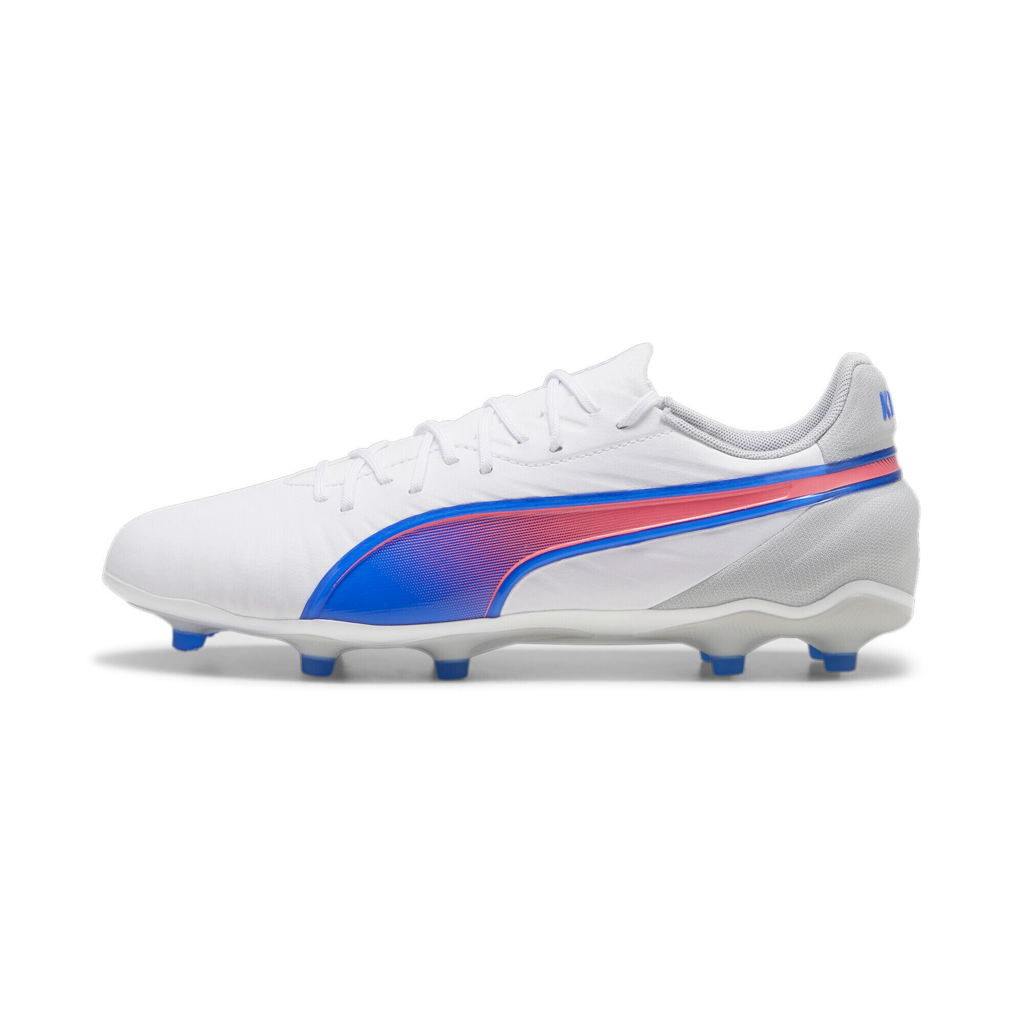Scarpe da calcio KING MATCH FG/AG PUMA White Bluemazing Flat Light Gray Blue 5/7