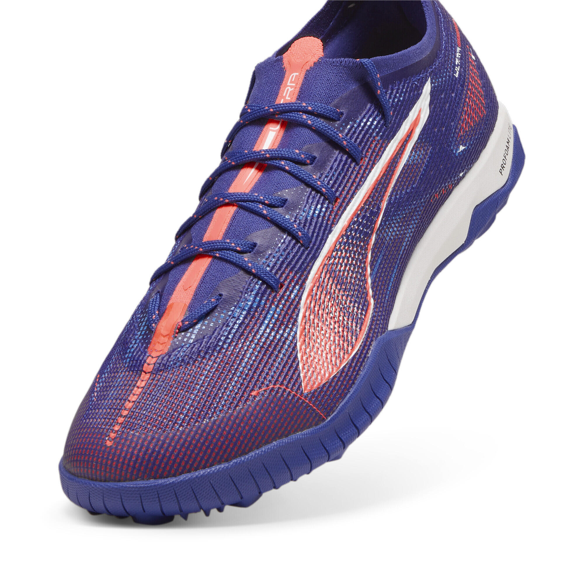 Scarpe da calcio ULTRA 5 PRO CAGE PUMA Lapis Lazuli White Sunset Glow Blue Pink 6/7