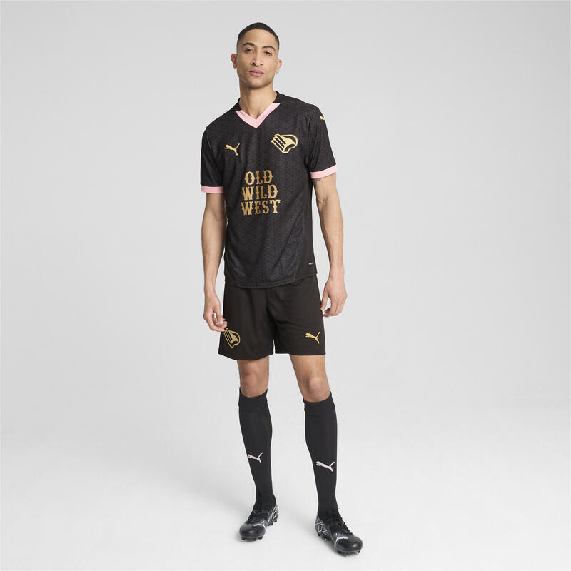 Palermo F.C. 24/25 uitshort voor heren PUMA Black Gold