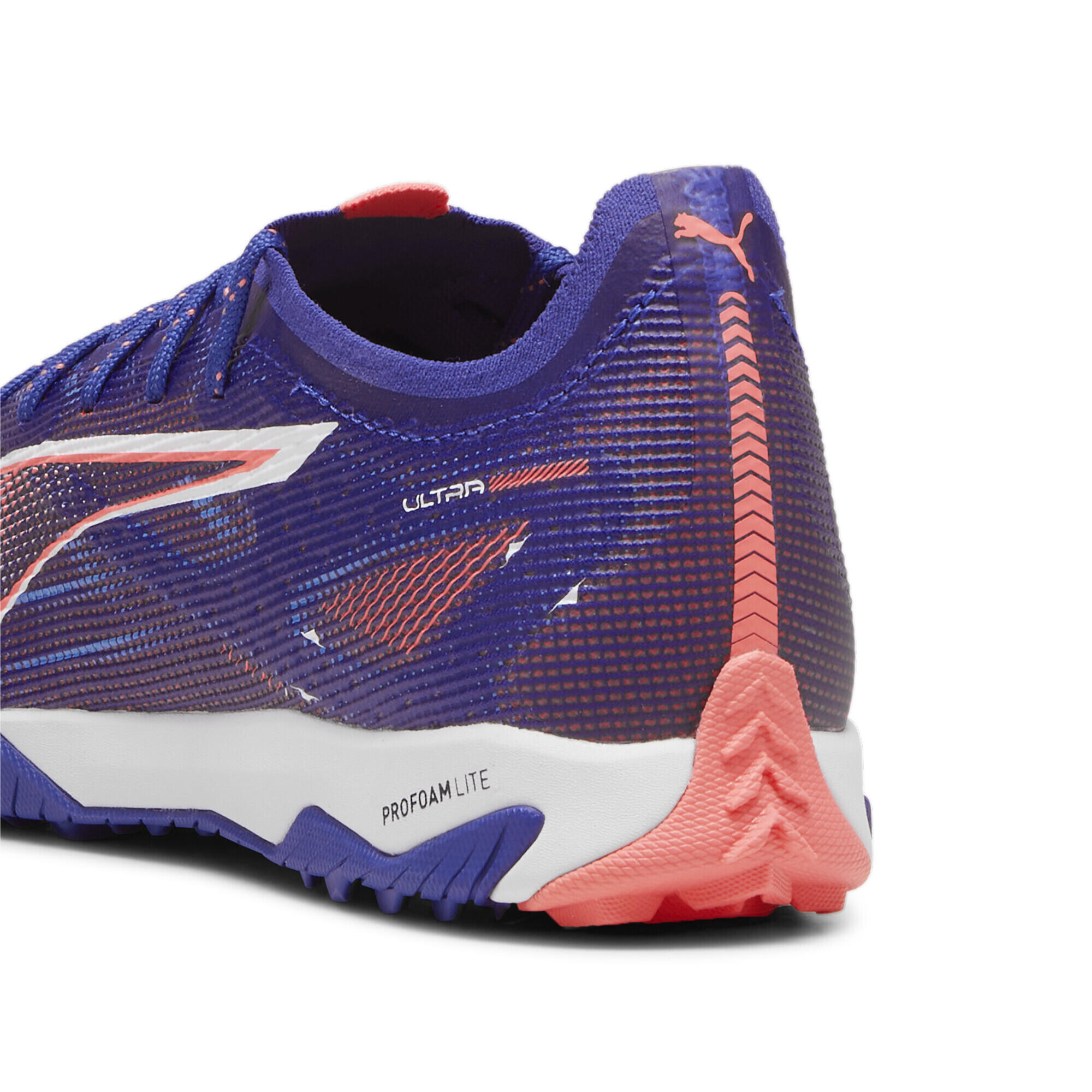 Scarpe da calcio ULTRA 5 PRO CAGE PUMA Lapis Lazuli White Sunset Glow Blue Pink 2/7