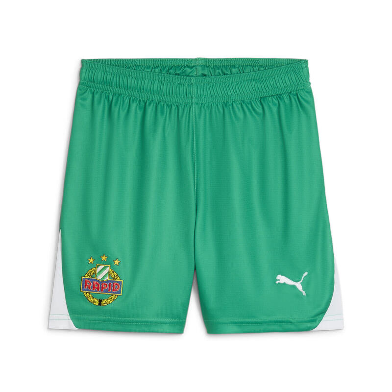 Shorts da calcio SK Rapid Wien per ragazzi PUMA Sport Green White