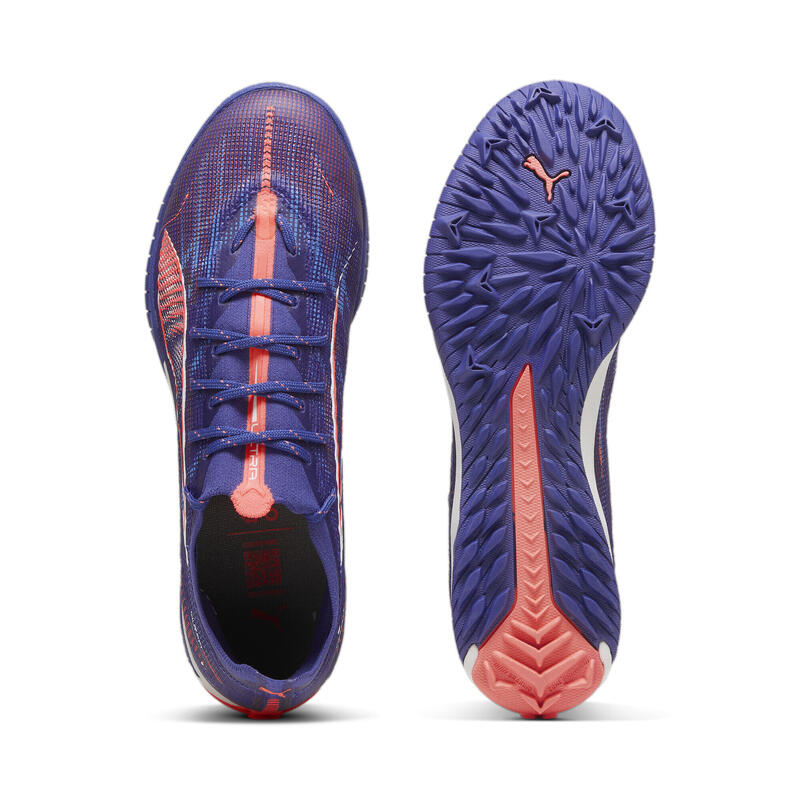 ULTRA 5 PRO CAGE labdarúgócipő PUMA Lapis Lazuli White Sunset Glow Blue Pink