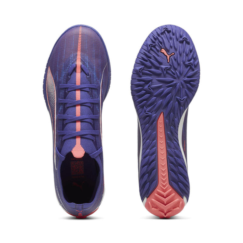 Ghete de fotbal ULTRA 5 MATCH TT PUMA Lapis Lazuli White Sunset Glow Blue Pink