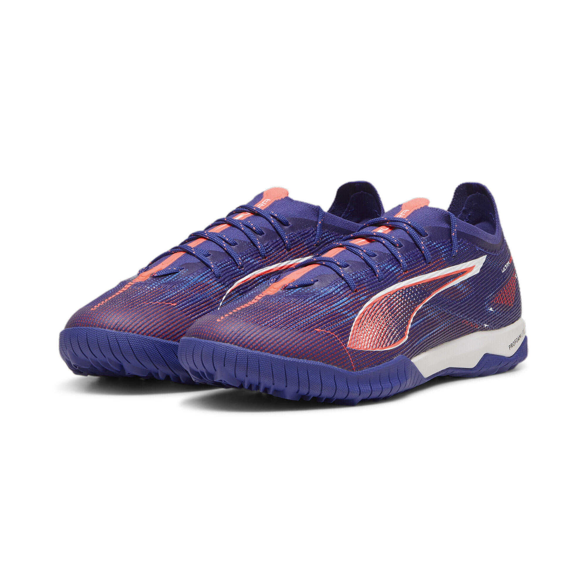 PUMA Kopačky ULTRA 5 PRO CAGE Lapis Lazuli White Sunset Glow Blue Pink