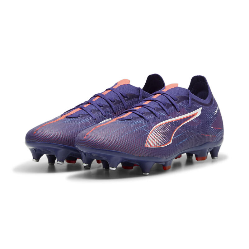 Botas de fútbol ULTRA 5 MATCH MxSG PUMA Lapis Lazuli White Sunset Glow Blue Pink