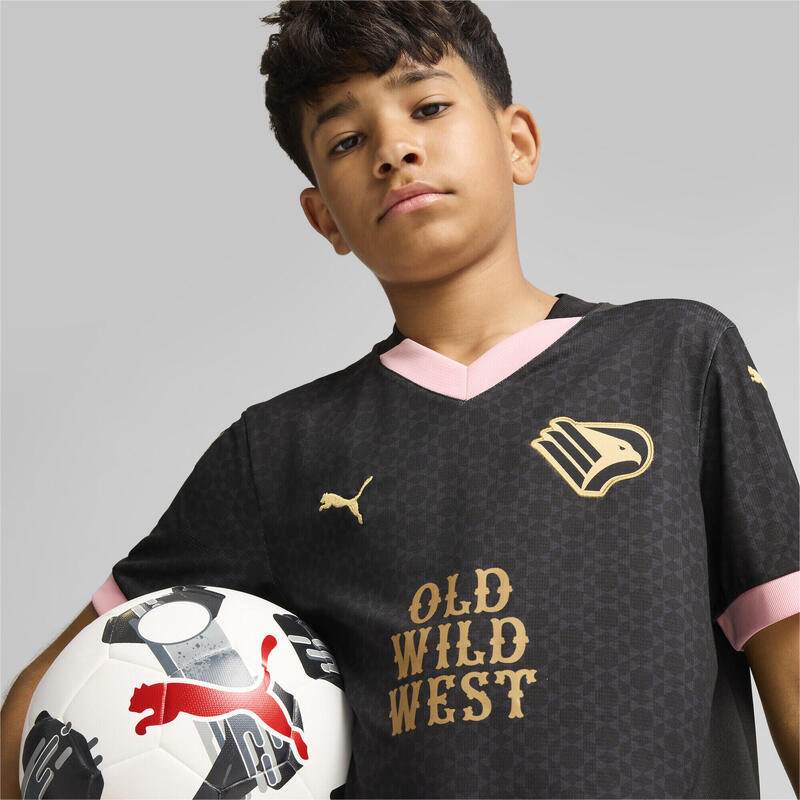 Camiseta Palermo F.C.  2.ª equipación 24/25 Niño PUMA Black Gold