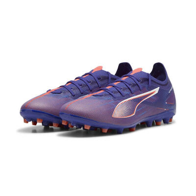 Scarpe da calcio ULTRA 5 MATCH MG PUMA Lapis Lazuli White Sunset Glow Blue Pink