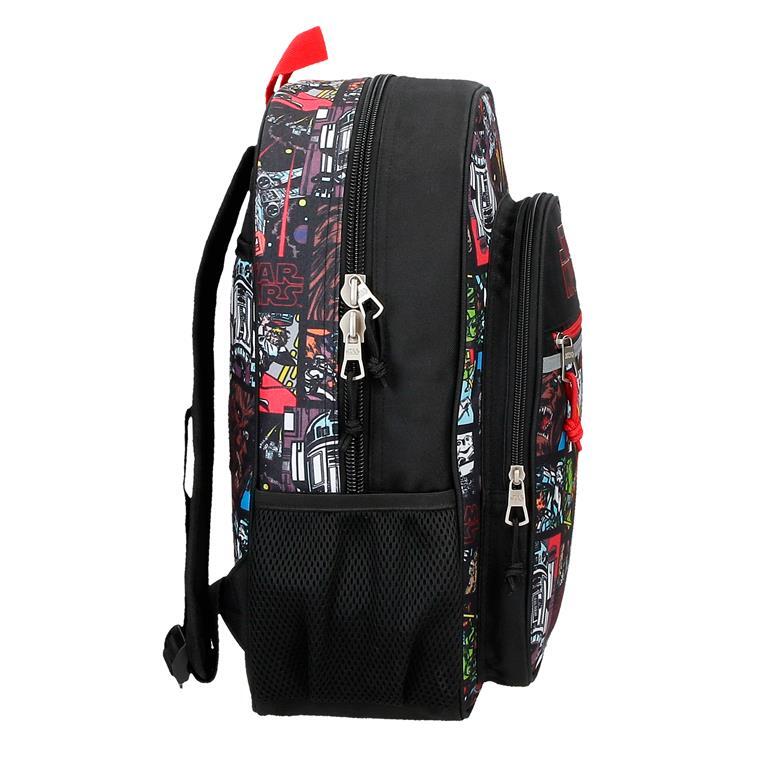 Mochila escolar Niño Star Wars Galactic Team  38 cm Negro 2/7
