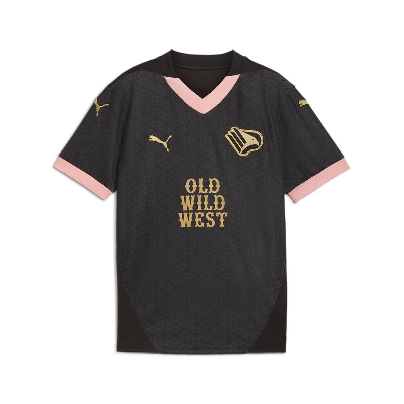 Fotbalový dres FC Palermo 24/25 pro mládež PUMA Black Gold