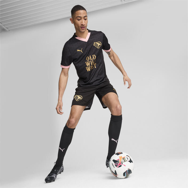 Palermo F.C. 24/25 uitshort voor heren PUMA Black Gold