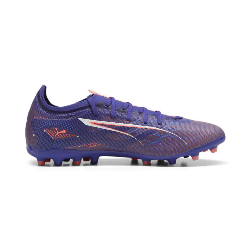 Botas de fútbol ULTRA 5 MATCH MG PUMA Lapis Lazuli White Sunset Glow Blue Pink