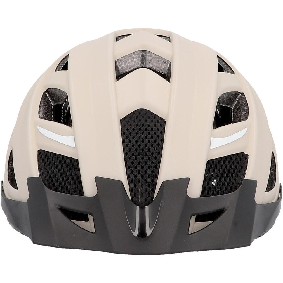 Kask rowerowy dla dorosłych Fischer Urban Plus Dallas z oświetleniem